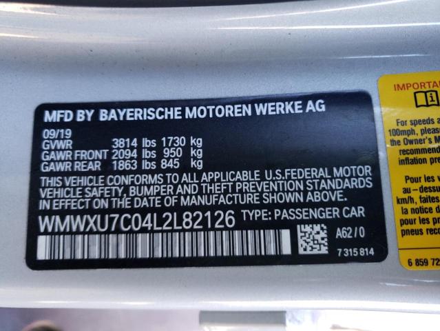 WMWXU7C04L2L82126 Mini Cooper