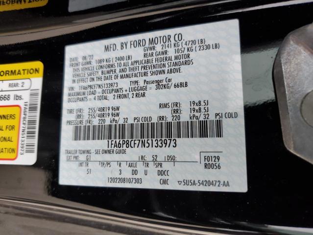 2022 FORD MUSTANG GT 1FA6P8CF7N5133973