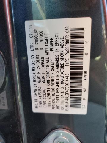JH4CU2F67BC016415 Acura TSX