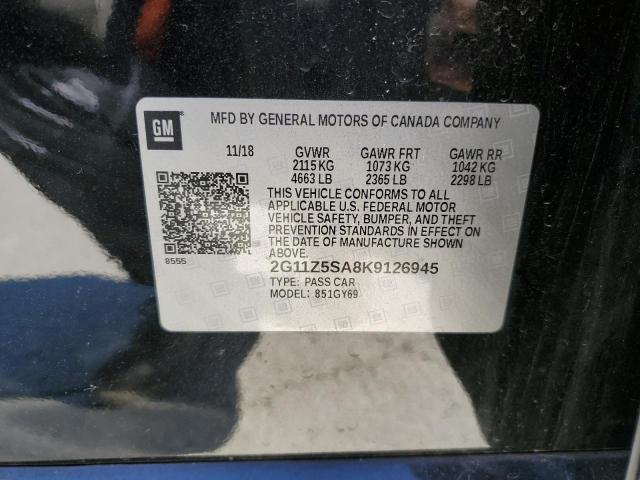 2019 CHEVROLET IMPALA LT - 2G11Z5SA8K9126945
