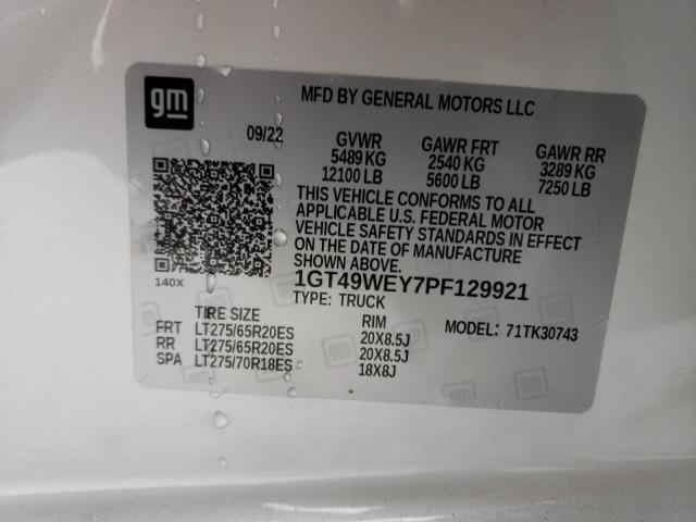 1GT49WEY7PF129921 GMC Sierra K3500 Denali