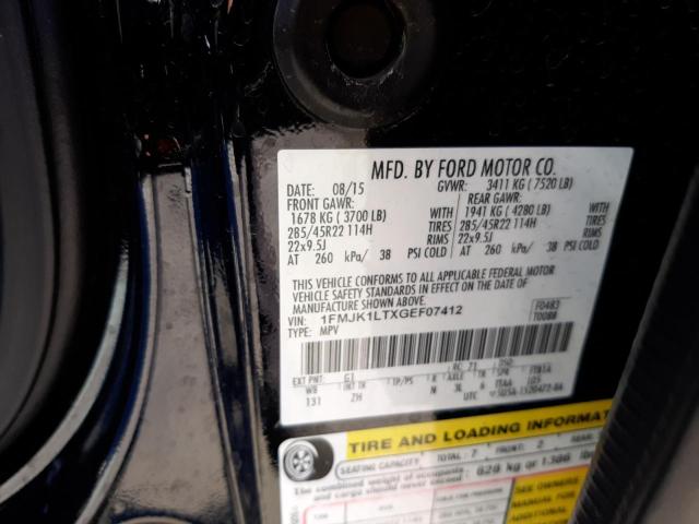 1FMJK1LTXGEF07412 Ford Expedition El Platinum