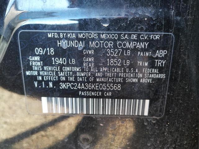 2019 HYUNDAI ACCENT SE 3KPC24A36KE055568