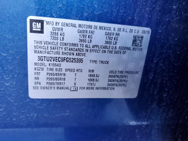 3GTU2VEC9FG525395 GMC Sierra K1500 Slt
