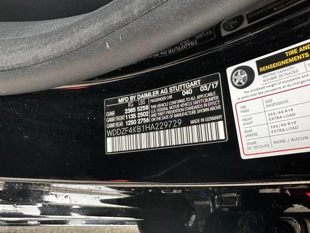 2017 MERCEDES-BENZ E 300 4MAT - WDDZF4KB1HA229729