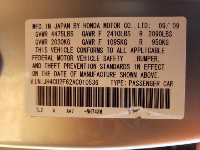 JH4CU2F62AC010536 Acura TSX