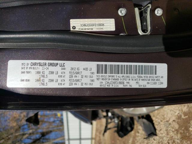 1C4NJCEA9FD198696 Jeep Compass Latitude