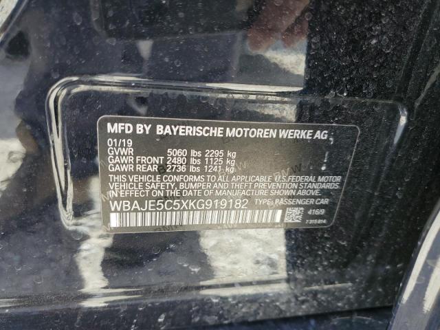 WBAJE5C5XKG919182 BMW 540 I