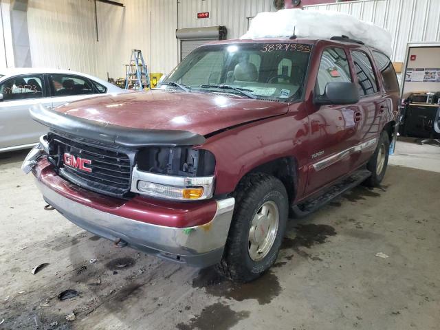 Salvage cars for sale from Copart Lyman, ME: 2002 GMC Yukon