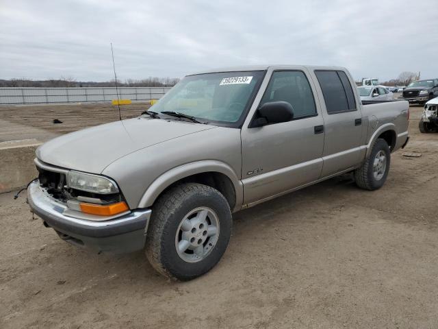 Salvage cars for sale from Copart Kansas City, KS: 2002 Chevrolet S Truck S10