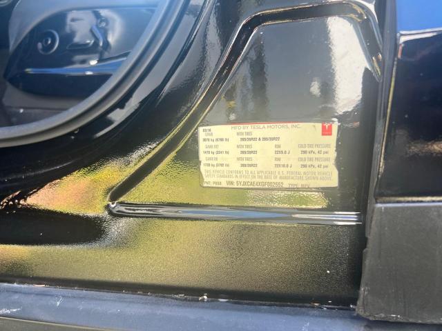 5YJXCAE4XGF002552 Tesla MODEL X