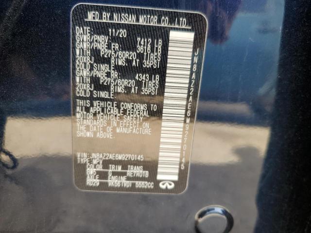 2021 INFINITI QX80 LUXE - JN8AZ2AE6M9270145