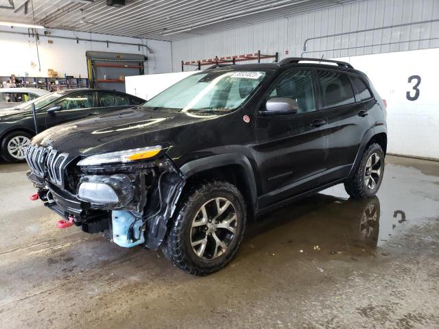Jeep Cherokee salvage cars for sale: 2014 Jeep Cherokee Trailhawk