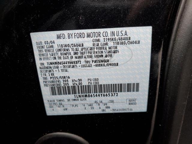 1LNHM86S44Y665372 Lincoln LS