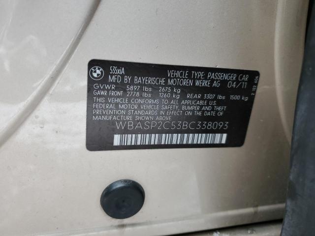 WBASP2C53BC338093 BMW 5 Series