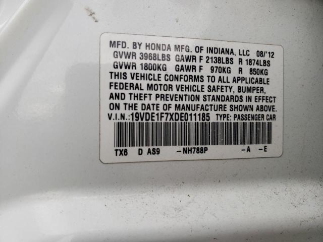 19VDE1F7XDE011185 Acura Ilx 20 Tech