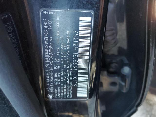 5UXFB33512LH31357 BMW X5 4.4I