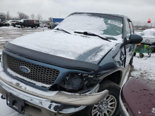 Salvage cars for sale from Copart Woodhaven, MI: 2001 Ford F150 Supercrew