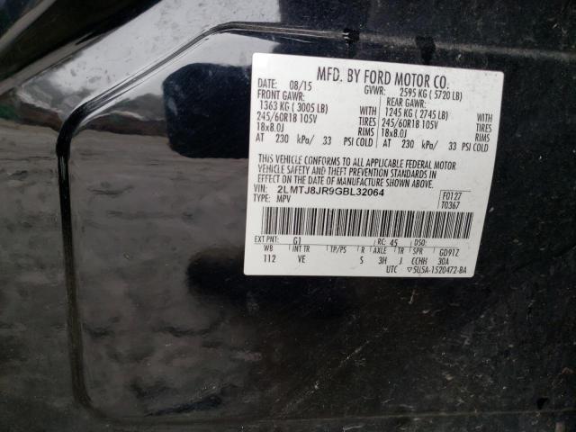 2016 LINCOLN MKX PREMIE - 2LMTJ8JR9GBL32064