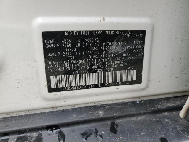 4S4BRBCCXD3293079 Subaru Outback 2.5i Premium