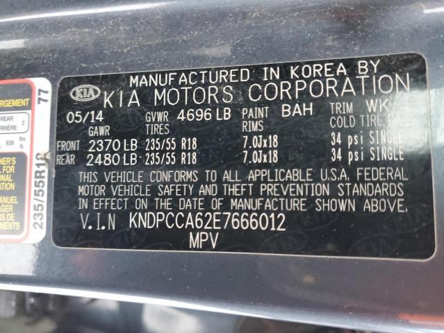 KNDPCCA62E7666012 KIA Sportage Sx