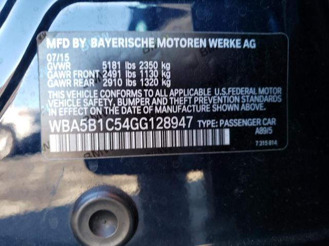 WBA5B1C54GG128947 BMW 535 I