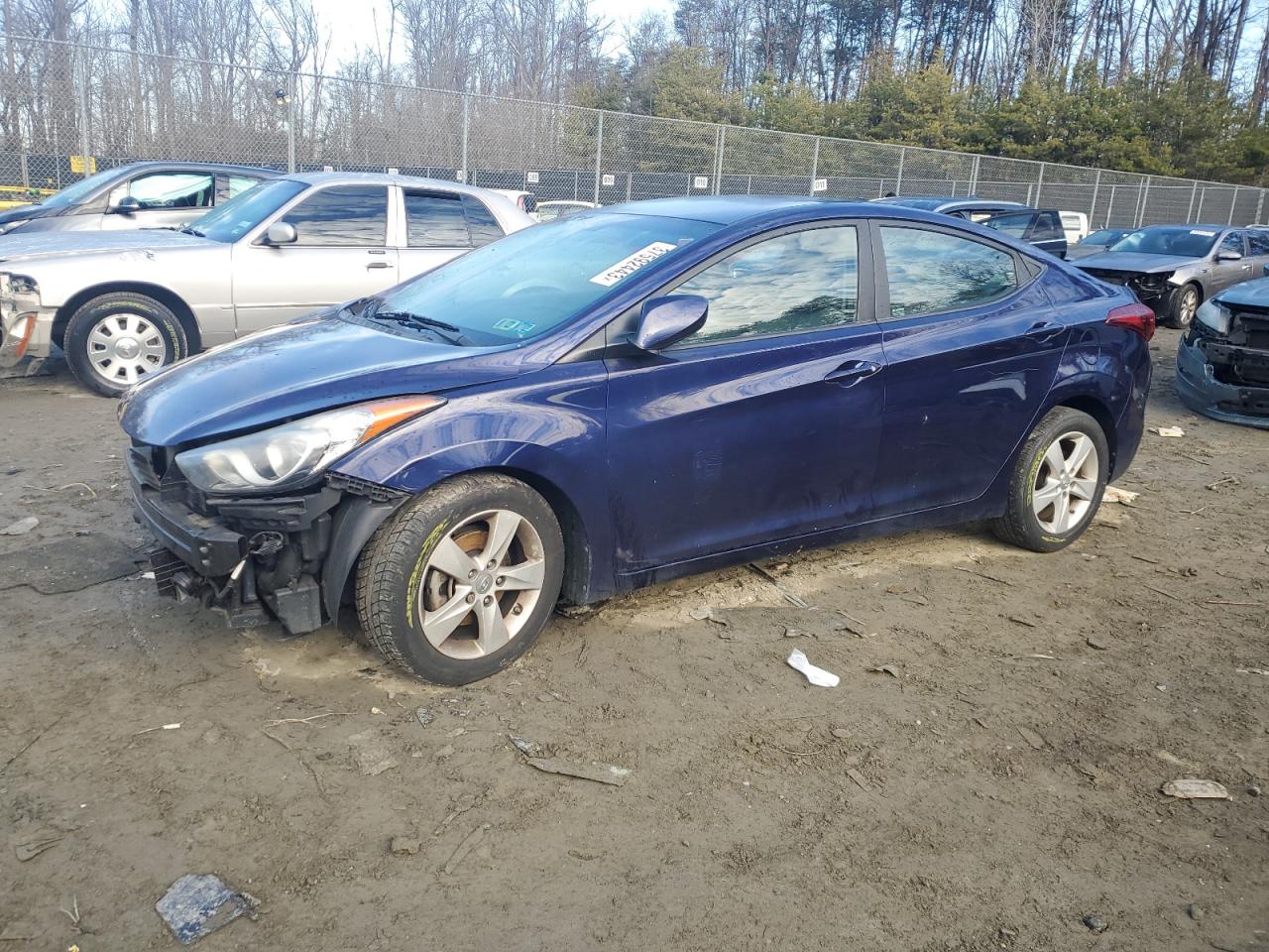 2013 HYUNDAI ELANTRA GLS - 5NPDH4AEXDH438173