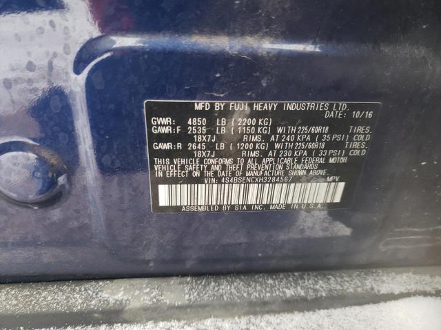 4S4BSENCXH3284567 Subaru Outback 3.6r Limited