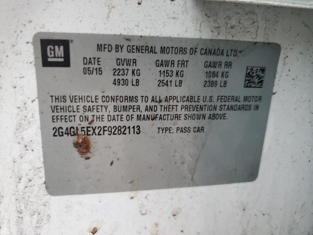 2015 BUICK REGAL - 2G4GL5EX2F9282113