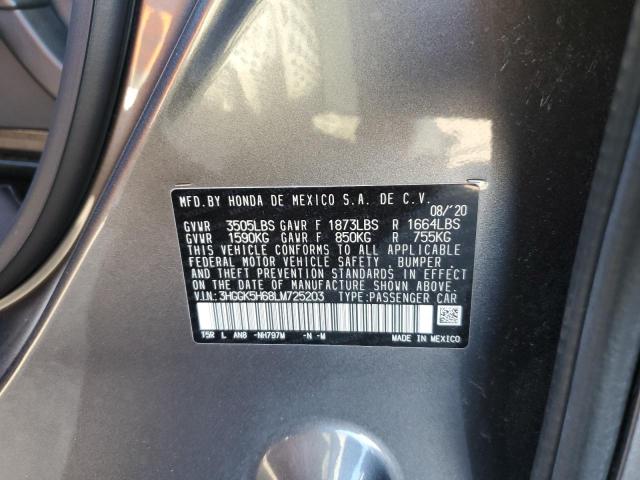 2020 HONDA FIT SPORT - 3HGGK5H68LM725203
