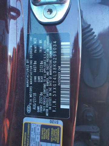 5XXGT4L38KG296034 KIA Optima Lx