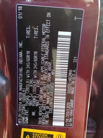 2018 TOYOTA HIGHLANDER 5TDJZRFH7JS826855