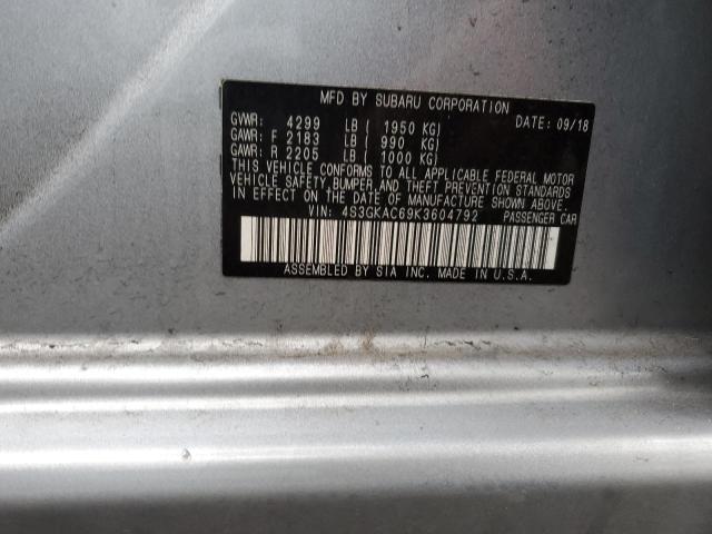 4S3GKAC69K3604792 Subaru Impreza Premium