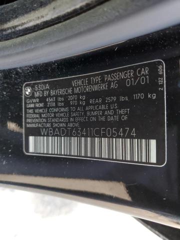 WBADT63411CF05474 BMW 530 I Automatic