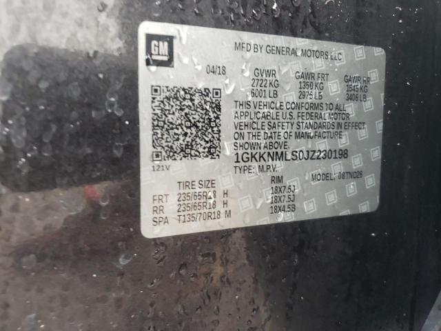 1GKKNMLS0JZ230198 GMC Acadia