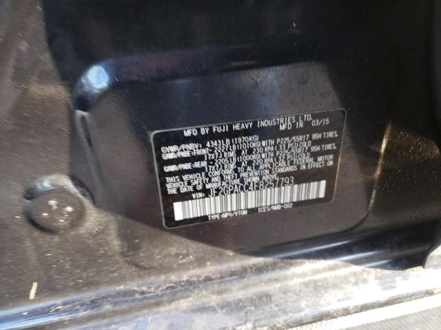 JF2GPACC4F8257793 Subaru Xv Crosstrek 2.0 Premium