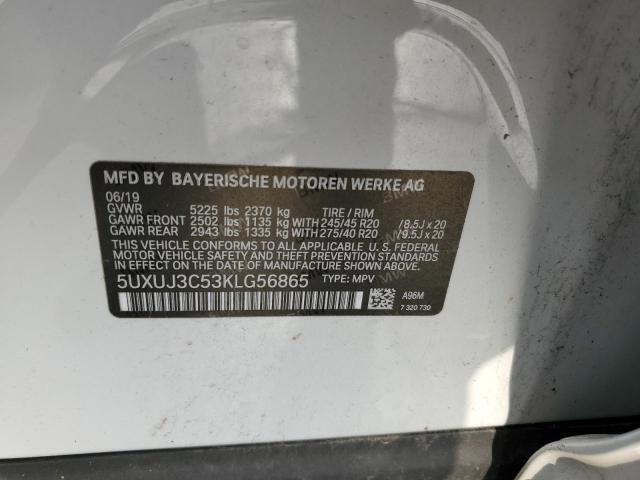 2019 BMW X4 XDRIVE3 - 5UXUJ3C53KLG56865