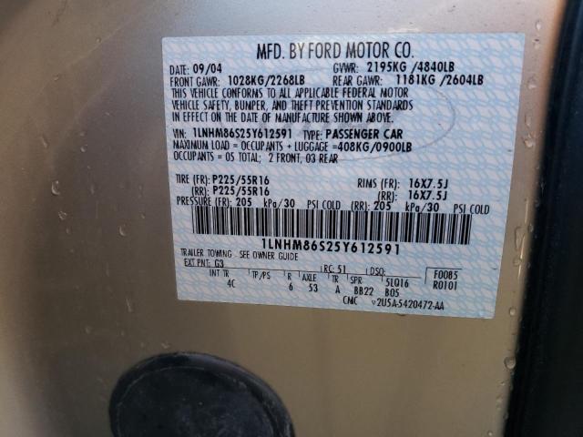 1LNHM86S25Y612591 Lincoln LS