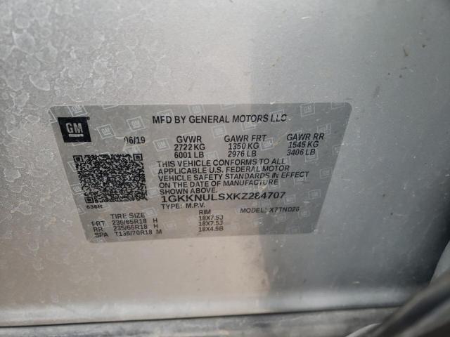 2019 GMC ACADIA SLT - 1GKKNULSXKZ284707