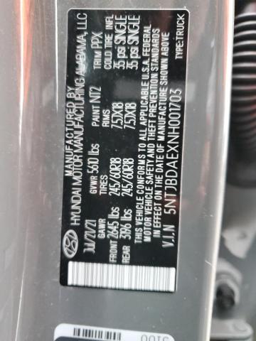 2022 HYUNDAI SANTA CRUZ - 5NTJBDAEXNH001703