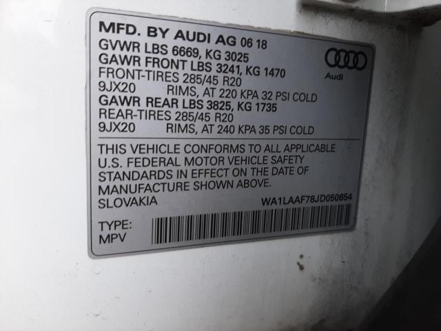 VIN WA1LAAF78JD050654 2018 Audi Q7, Premium Plus no.13