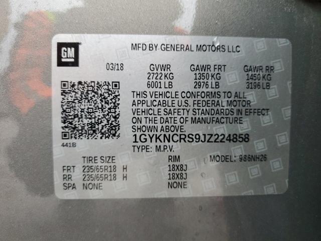 1GYKNCRS9JZ224858 Cadillac XT5 LUXURY