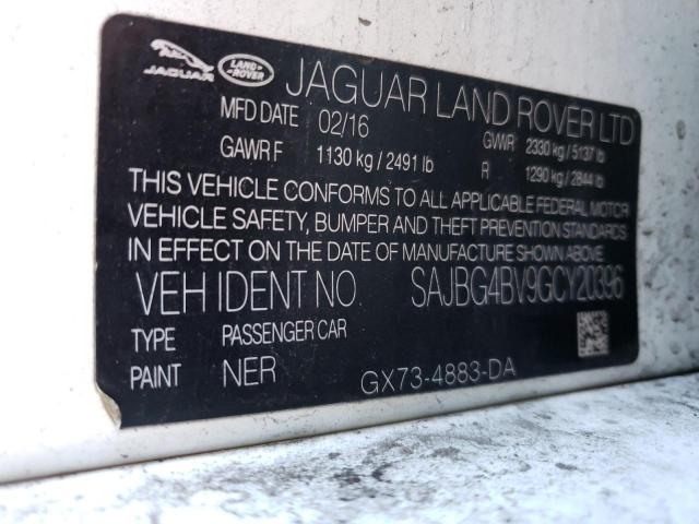 2016 JAGUAR XF S SAJBG4BV9GCY20396