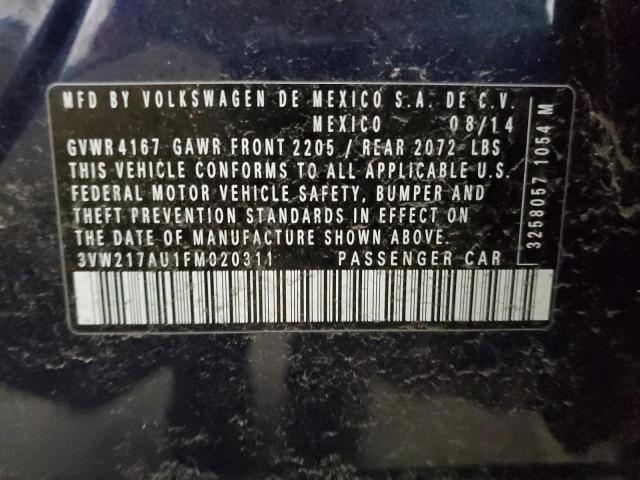 2015 VOLKSWAGEN GOLF - 3VW217AU1FM020311
