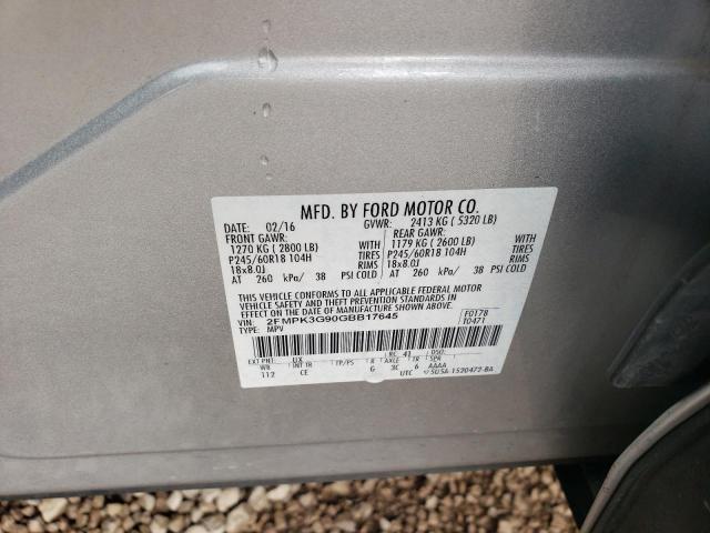 2016 FORD EDGE SE - 2FMPK3G90GBB17645