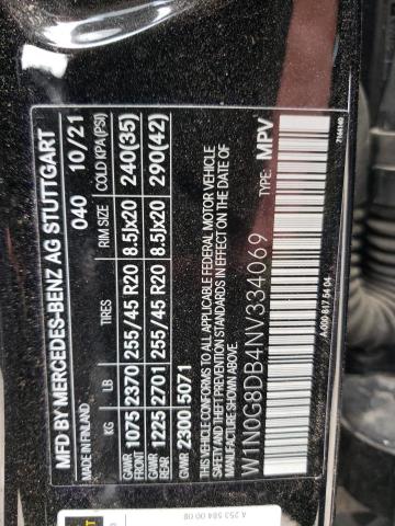 W1N0G8DB4NV334069 Mercedes-Benz GLC 300
