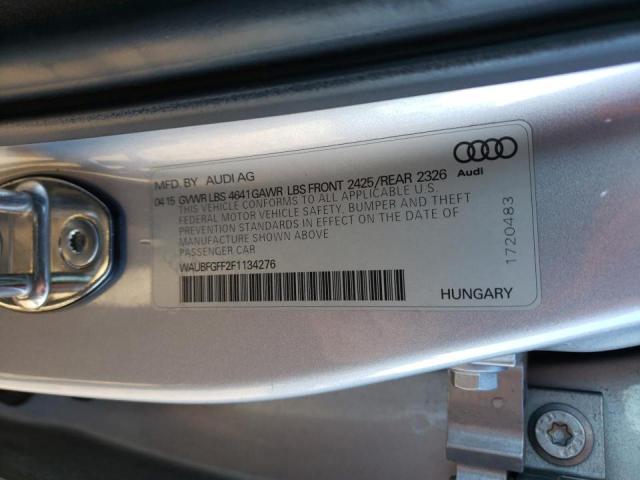 2015 AUDI S3 PREMIUM - WAUBFGFF2F1134276