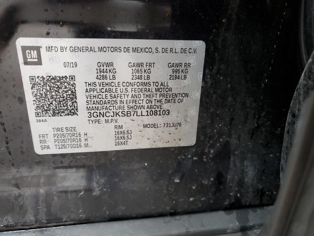 2020 CHEVROLET TRAX LS 3GNCJKSB7LL108103