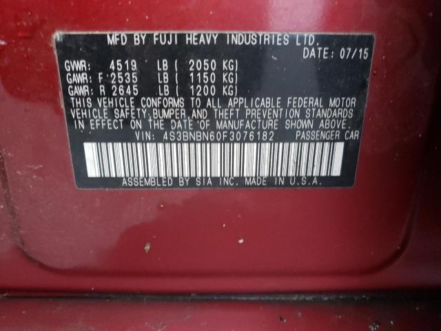 4S3BNBN60F3076182 Subaru Legacy 2.5i Limited