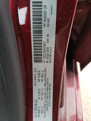 2015 CHRYSLER 200 C - 1C3CCCCB4FN742517